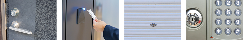 4種類の鍵の写真